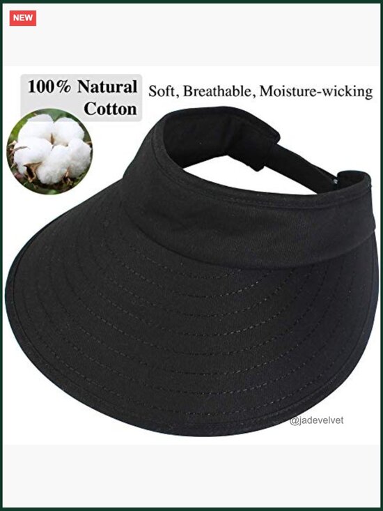 Wide Brim Sun Visor Hat UPF 50+ Large 2 Pack Foldable Machine Washable main image 7